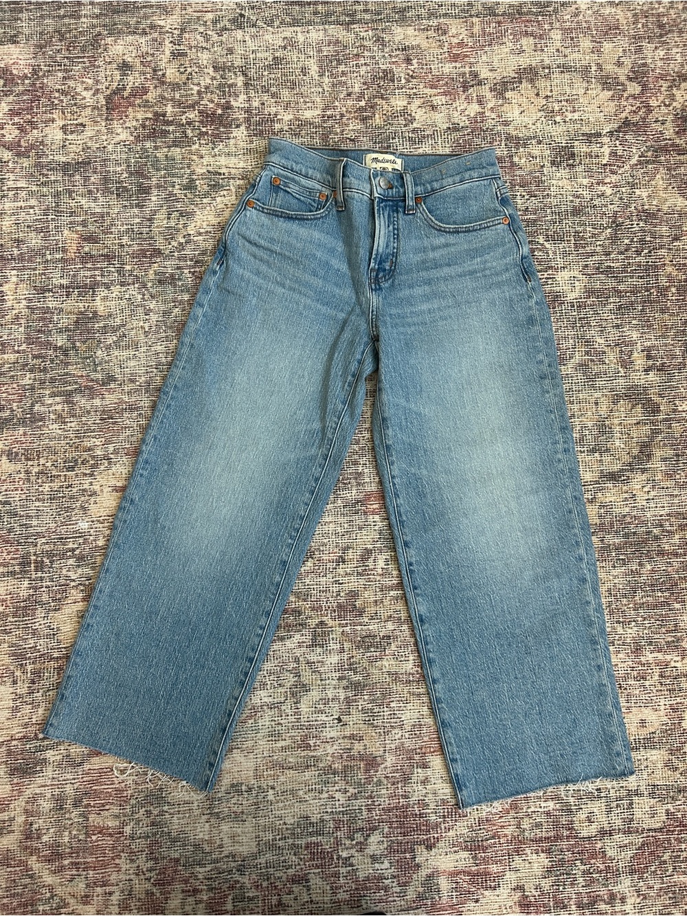 Madewell Light Blue Wide-Leg Jeans